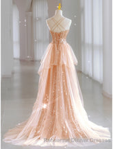 A-Line Semi Formal Prom Dresses Sparkle & Shine Dress Wedding Guest Sweet 16 Floor Length Sleeveless Sweetheart Tulle with Sequin Masquerade Dress